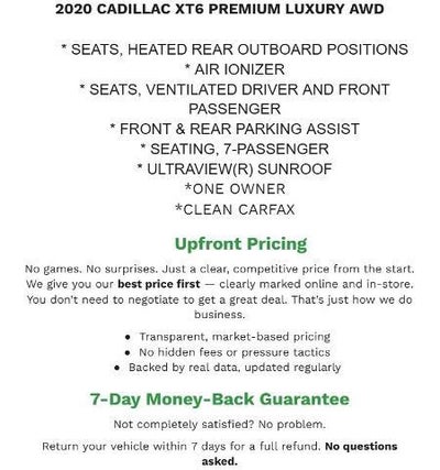 2020 Cadillac XT6 AWD 4dr Premium Luxury