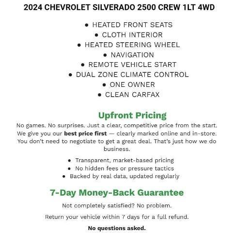 2024 Chevrolet Silverado 2500 HD Crew Cab Standard Box 4-Wheel Drive LT