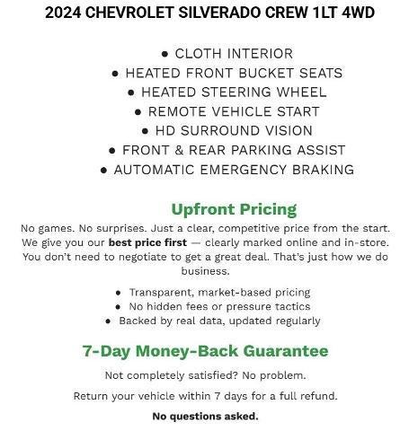 2024 Chevrolet Silverado 1500 Crew Cab Short Box 4-Wheel Drive LT 1LT