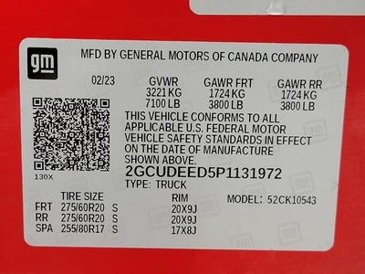 2023 Chevrolet Silverado 1500 Crew Cab Short Box 4-Wheel Drive RST