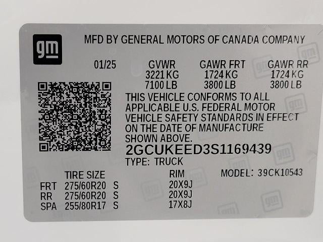 2025 Chevrolet Silverado 1500 Crew Cab Short Box 4-Wheel Drive RST