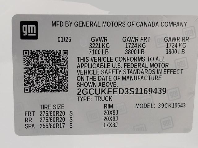 2025 Chevrolet Silverado 1500 Crew Cab Short Box 4-Wheel Drive RST