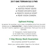 2017 GMC Terrain AWD SLE-2