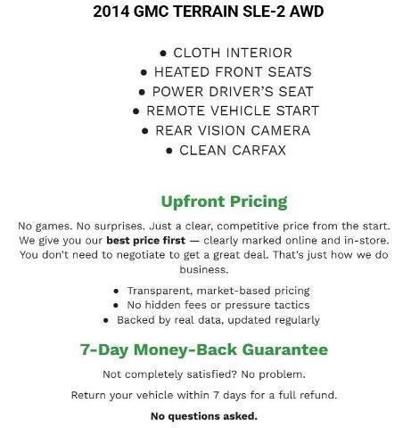 2014 GMC Terrain SLE-2