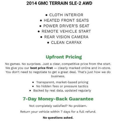 2014 GMC Terrain AWD SLE-2