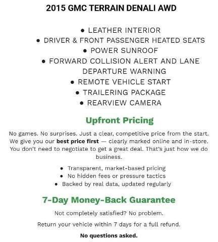 2015 GMC Terrain AWD Denali