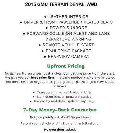 2015 GMC Terrain AWD Denali