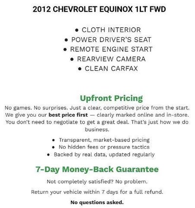 2012 Chevrolet Equinox FWD 1LT