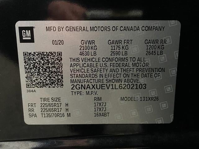 2020 Chevrolet Equinox AWD LT
