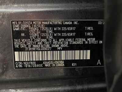 2020 Toyota RAV4 LE FWD (GS)