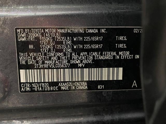 2020 Toyota RAV4 LE FWD (GS)