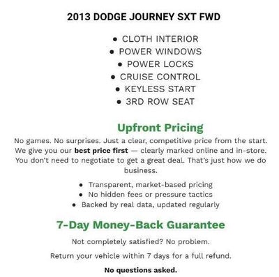 2013 Dodge Journey FWD 4dr SXT