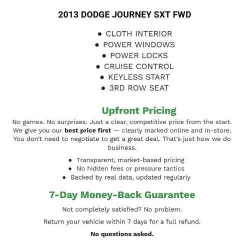 2013 Dodge Journey FWD 4dr SXT