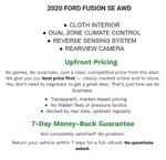 2020 Ford Fusion SE AWD