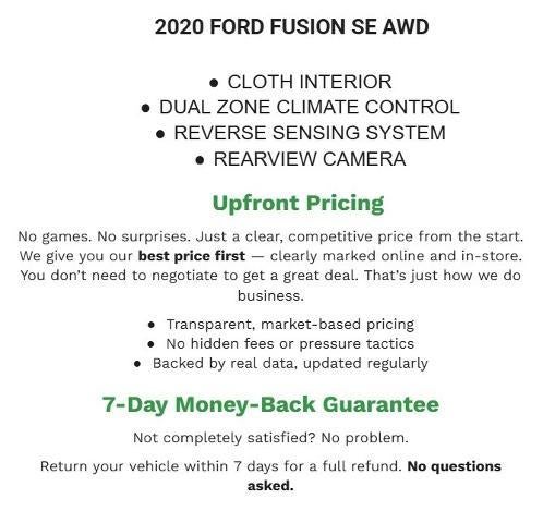 2020 Ford Fusion SE AWD