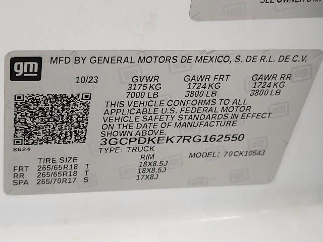 2024 Chevrolet Silverado 1500 Crew Cab Short Box 4-Wheel Drive LT 2FL