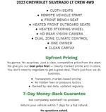 2023 Chevrolet Silverado 1500 Crew Cab Short Box 4-Wheel Drive LT 2FL