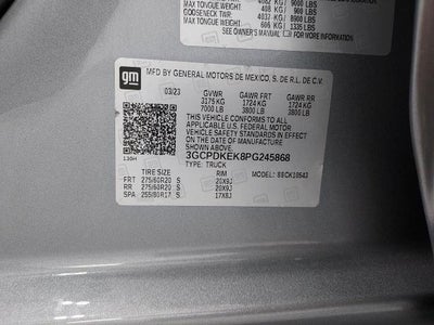 2023 Chevrolet Silverado 1500 Crew Cab Short Box 4-Wheel Drive LT 2FL