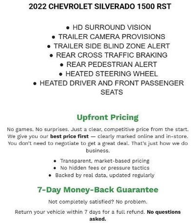 2022 Chevrolet Silverado 1500 Crew Cab Short Box 4-Wheel Drive RST