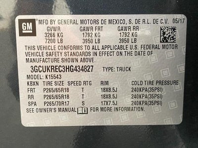 2017 Chevrolet Silverado 1500 Crew Cab Short Box 4-Wheel Drive LT Z71 All Star Edition