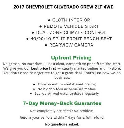 2017 Chevrolet Silverado 1500 Crew Cab Short Box 4-Wheel Drive LT Z71