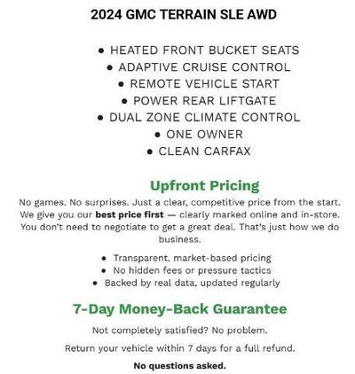 2024 GMC Terrain AWD 4dr SLE