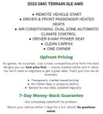 2023 GMC Terrain AWD 4dr SLE