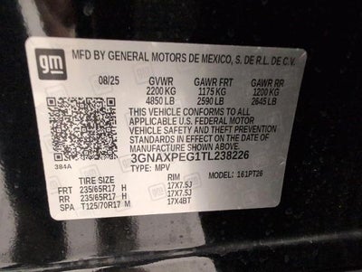 2026 Chevrolet Equinox AWD LT