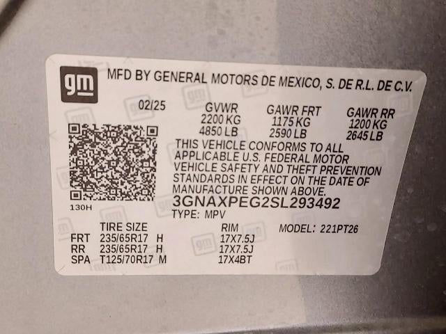 2025 Chevrolet Equinox AWD LT