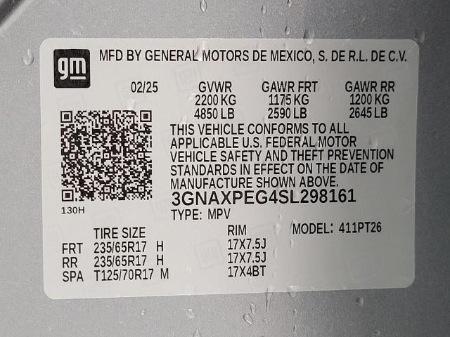 2025 Chevrolet Equinox AWD LT
