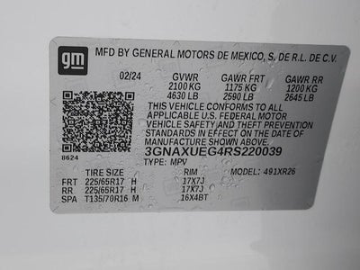 2024 Chevrolet Equinox AWD LT