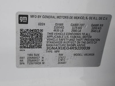 2024 Chevrolet Equinox AWD LT