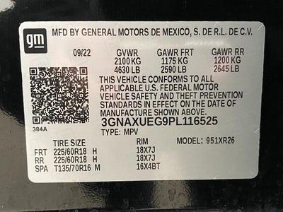 2023 Chevrolet Equinox AWD 4dr LT w/1LT