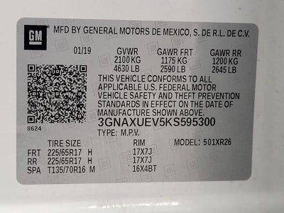 2019 Chevrolet Equinox AWD LT