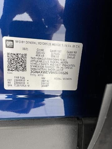 2022 Chevrolet Equinox AWD 4dr RS
