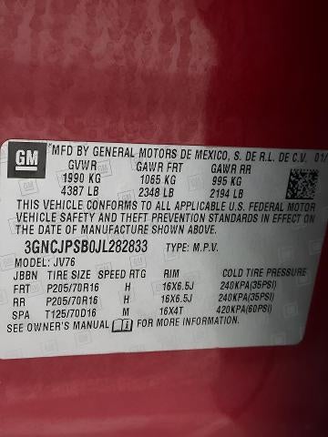 2018 Chevrolet Trax AWD 4dr LT