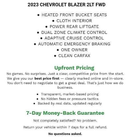 2023 Chevrolet Blazer FWD 4dr LT w/2LT
