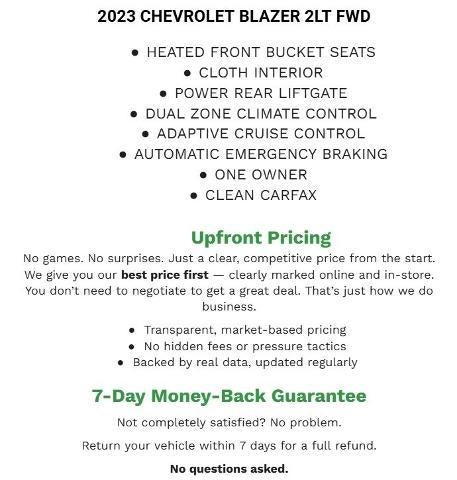 2023 Chevrolet Blazer FWD 4dr LT w/2LT