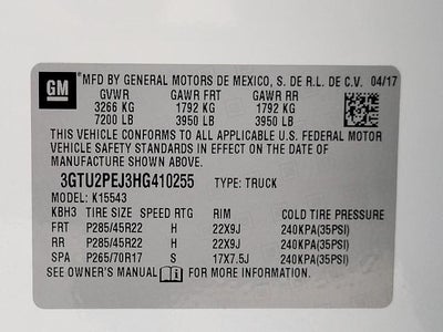 2017 GMC Sierra 1500 Crew Cab Short Box 4-Wheel Drive Denali