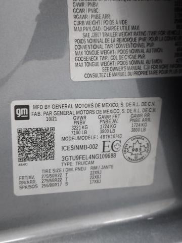 2022 GMC Sierra 1500 Limited Crew Cab Standard Box 4-Wheel Drive Denali