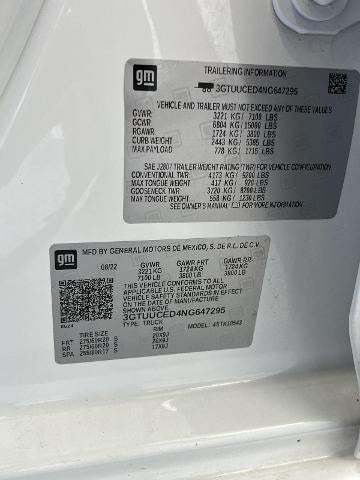 2022 GMC Sierra 1500 Crew Cab Short Box 4-Wheel Drive Elevation 3SB