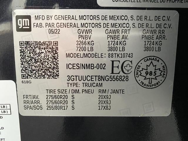 2022 GMC Sierra 1500 Crew Cab Standard Box 4-Wheel Drive Elevation