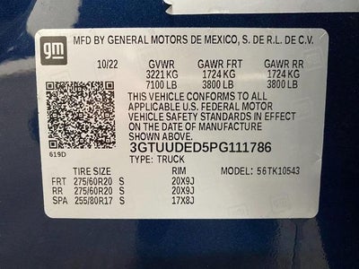 2023 GMC Sierra 1500 Crew Cab Short Box 4-Wheel Drive SLT