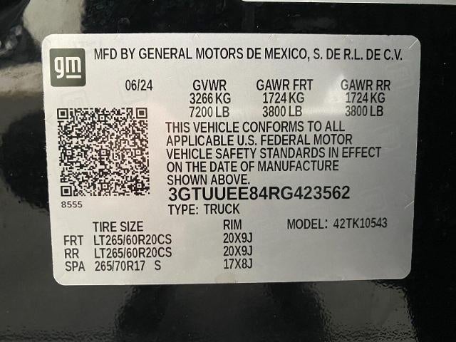 2024 GMC Sierra 1500 Crew Cab Short Box 4-Wheel Drive AT4