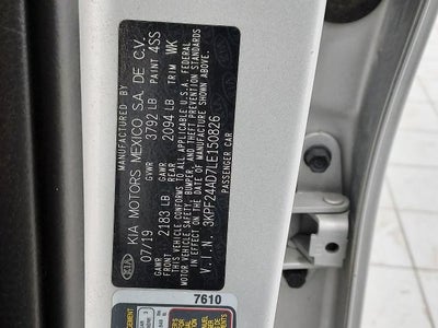 2020 Kia Forte LXS IVT