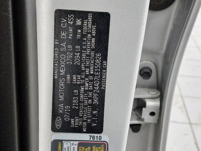 2020 Kia Forte LXS IVT