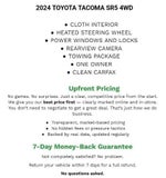 2024 Toyota Tacoma 4WD SR5 Double Cab 5' Bed AT (GS)