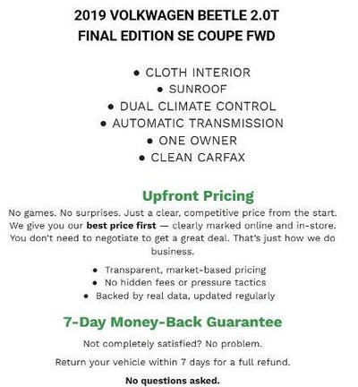 2019 Volkswagen Beetle S Auto