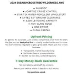 2024 Subaru Crosstrek Wilderness AWD