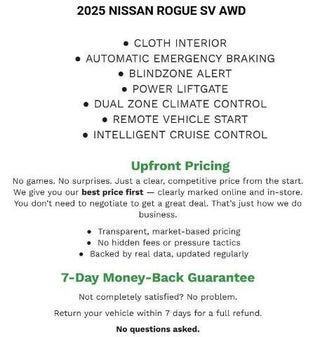 2025 Nissan Rogue AWD SV